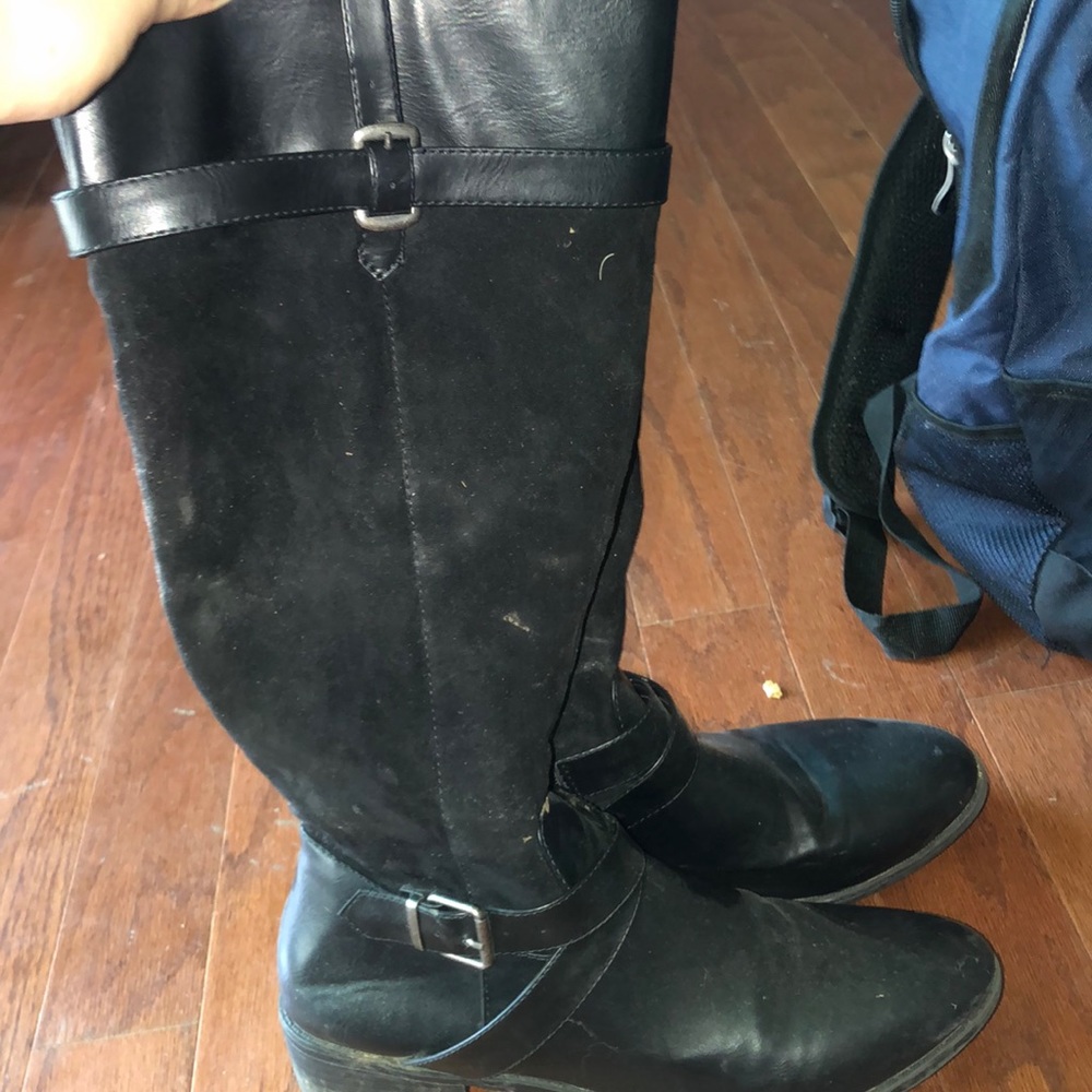black boots